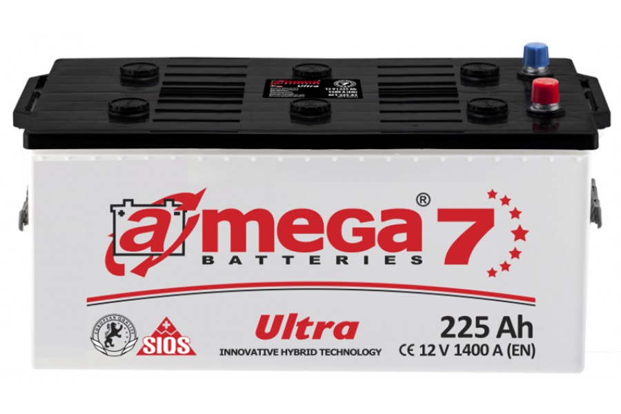 Аккумулятор A-mega Ultra  225 (3) 1400 A (EN)